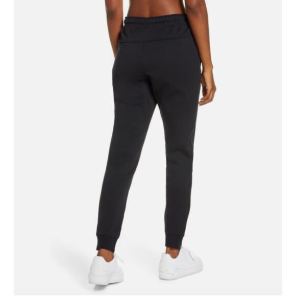Nike Tech Black Sportswear Fleece Sweatpants Joggers Zipper Sides Women's Medium - Picture 10 of 11